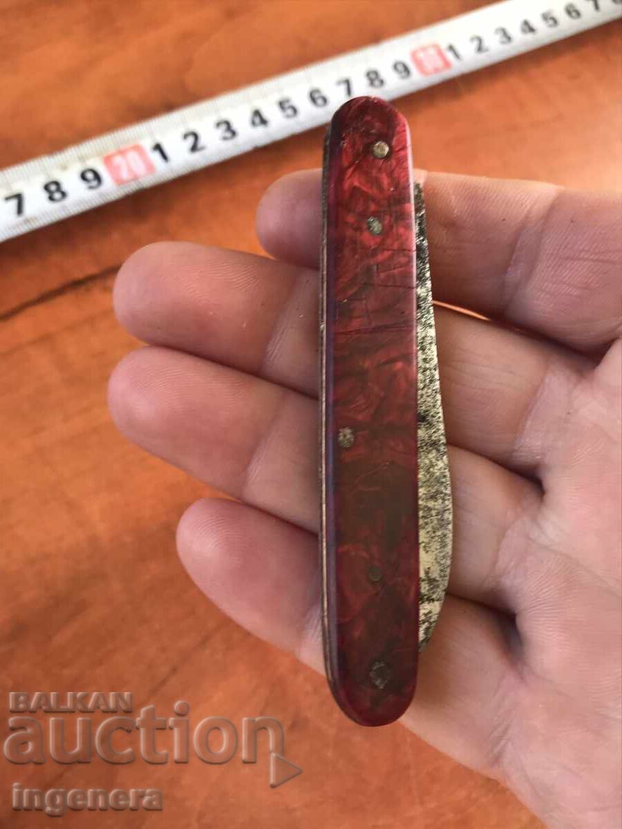 FOLDING KNIFE LEG ANTIQUE BLADE-LARGE THORN - 7 FOLDING KNIFE LEG ANTIQUE BLADE-LARGE THORN - 7