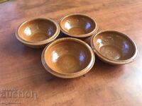 BOWL PANE CERAMIC GLECH ANTIQUE-4 PCS.