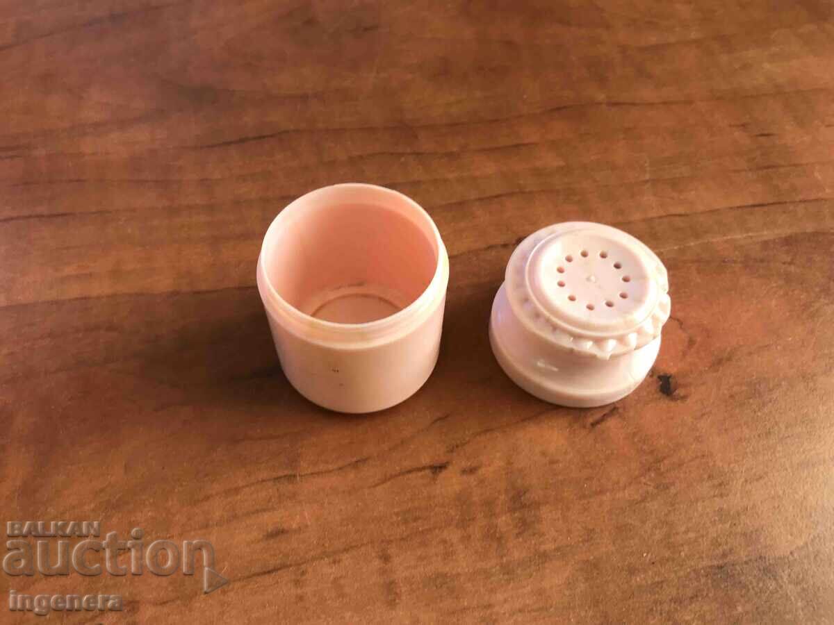 SALT BOX, OLD PLASTIC - 5 SALT BOX, OLD PLASTIC - 5