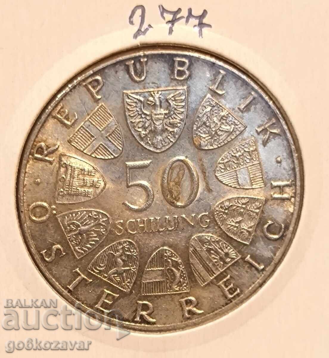 Αυστρία 50 σελίνια 1974 Ασήμι UNC Αυστρία 50 σελίνια 1974 Ασήμι UNC