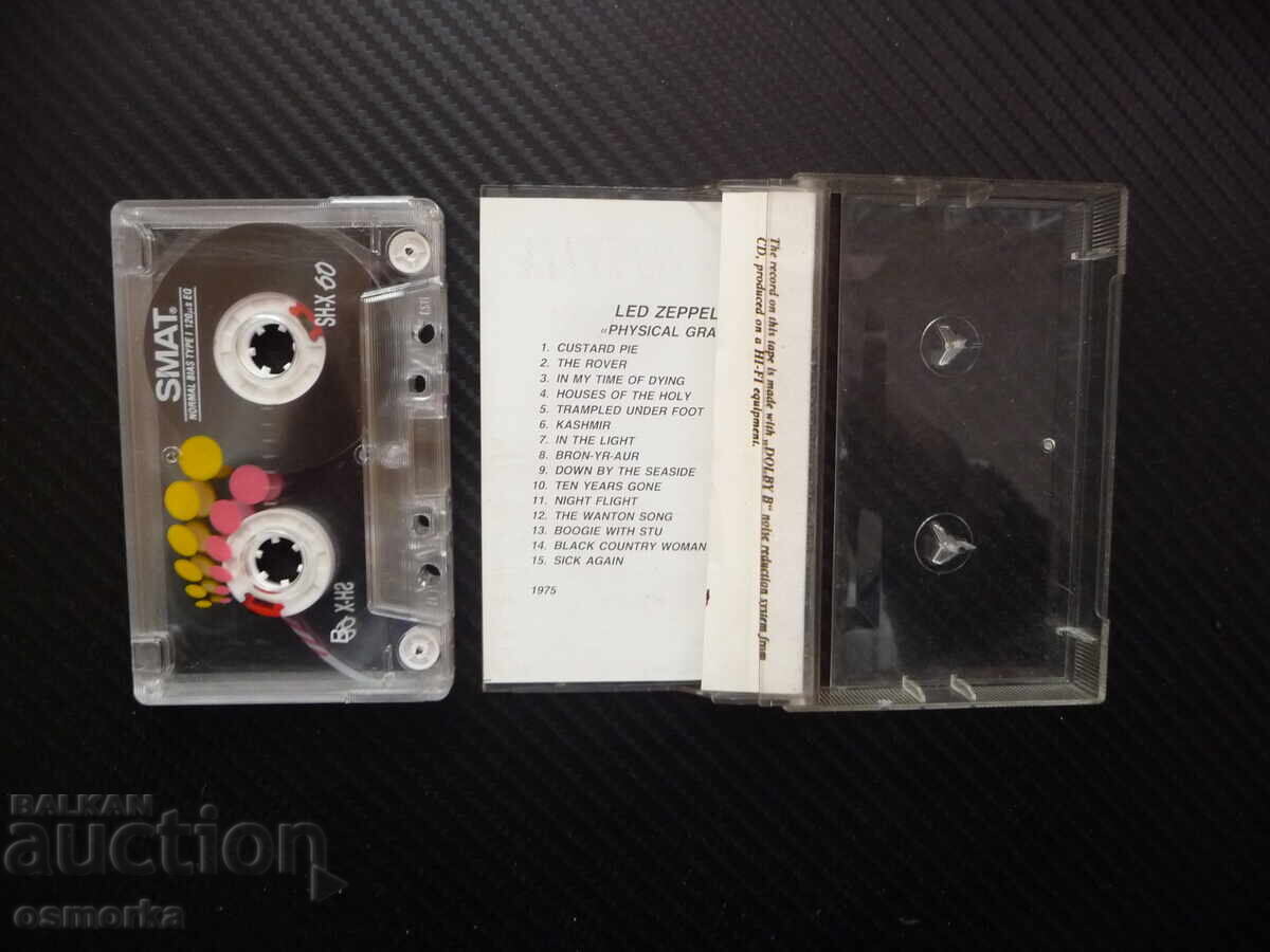 Led Zeppelin Physical Grafiti Led Zeppelin rock music cassette with price 12.00 BGN | € 6.14 Led Zeppelin Physical Grafiti Led Zeppelin rock music cassette with price 12.00 BGN | € 6.14