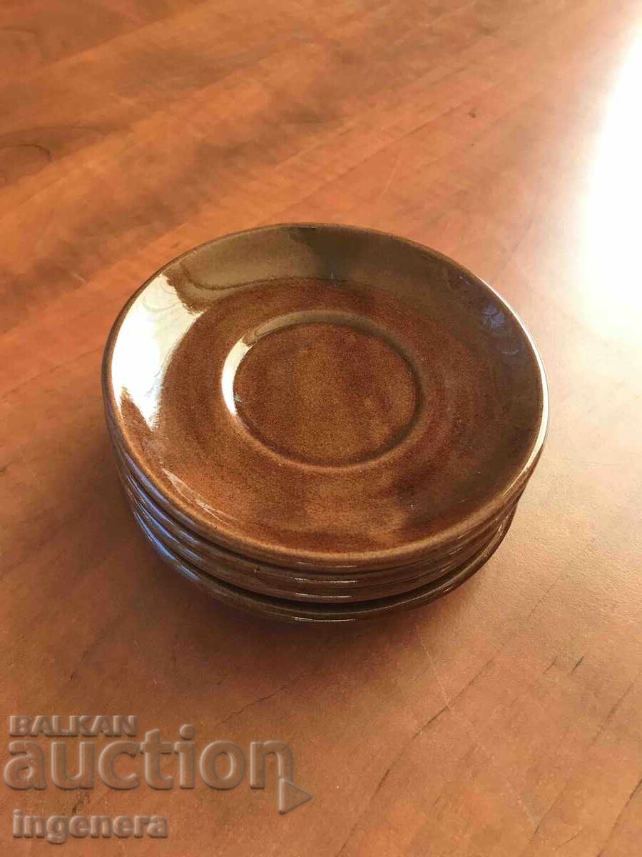 CERAMIC PLATE SAUCER-4 PCS. with price 7.00 BGN | € 3.58 CERAMIC PLATE SAUCER-4 PCS. with price 7.00 BGN | € 3.58