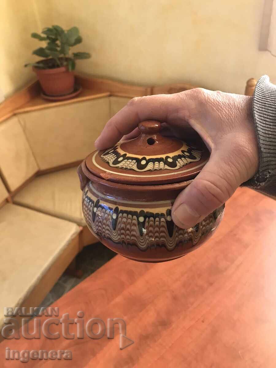 Auction CERAMIC BOWL CAKE POT LID Auction CERAMIC BOWL CAKE POT LID