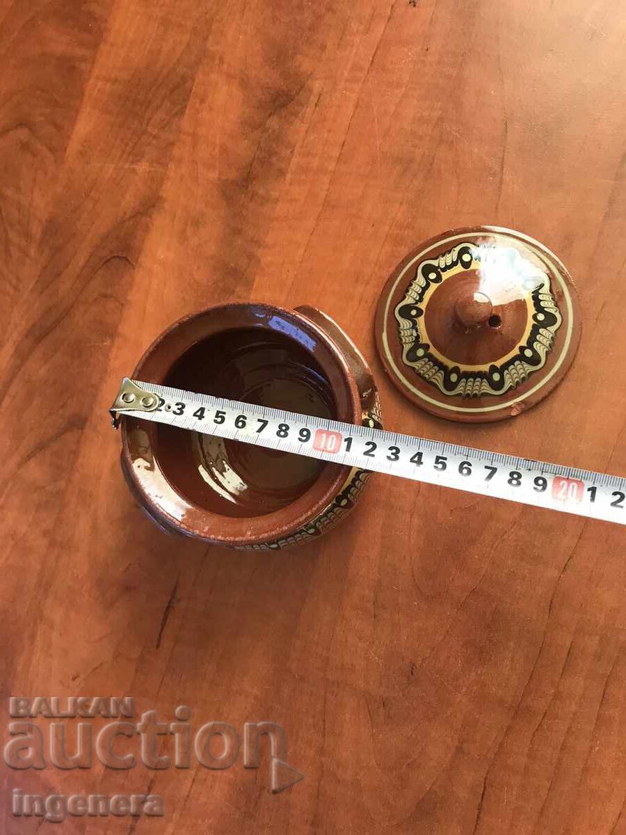 CERAMIC BOWL CAKE POT LID - 5 CERAMIC BOWL CAKE POT LID - 5