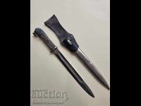 Bulgarian general's trench bayonet with lion's head Solingen knife