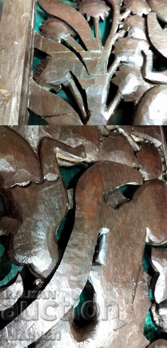 Sculptură veche în lemn - motive bisericești. - 6