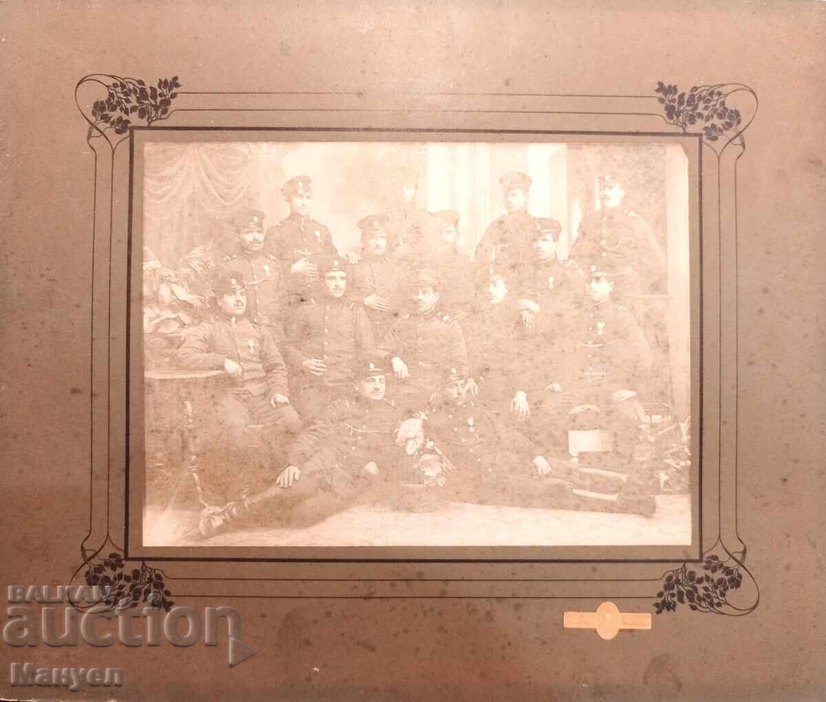 Old military photo - cabinet. with price 49.90 BGN | € 25.51 Old military photo - cabinet. with price 49.90 BGN | € 25.51