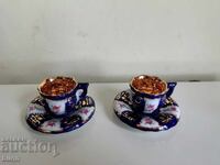 Uniquely Beautiful Limoges Porcelain Cups 22K Gold Plated From 0.01