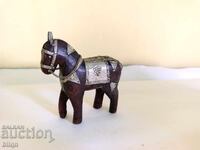 Collectible Figurine - Horse With Silver-Plated Ornaments From 0.01