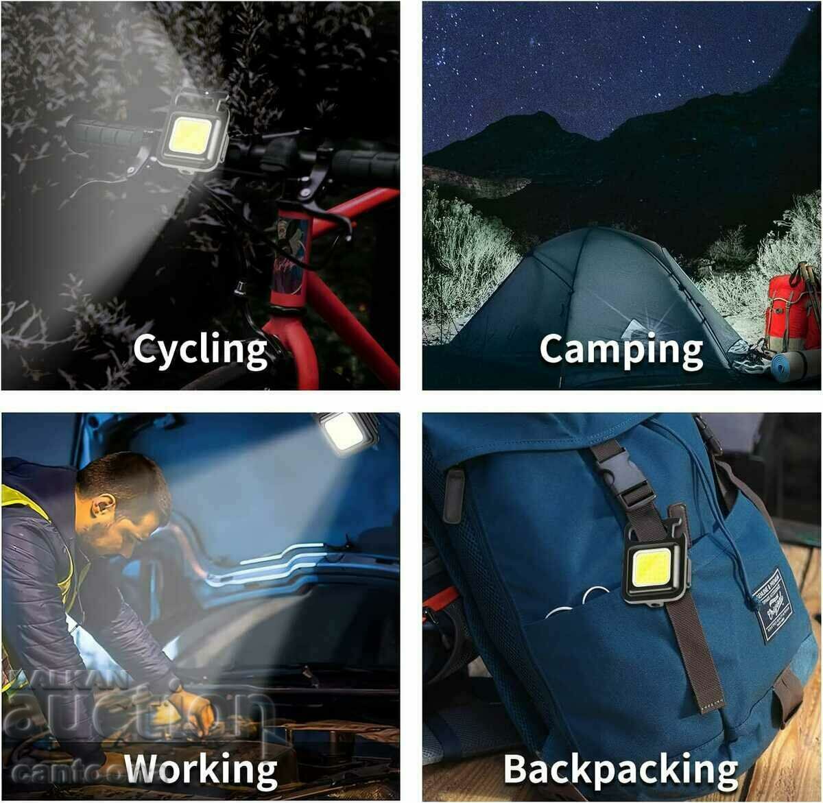 Delivery of Mini LED flashlight keychain Keychain Light, Rechargeable Delivery of Mini LED flashlight keychain Keychain Light, Rechargeable