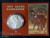 Australia 1997 1 dolar - Cangur RAM - Monedă de argint de 1 OZ