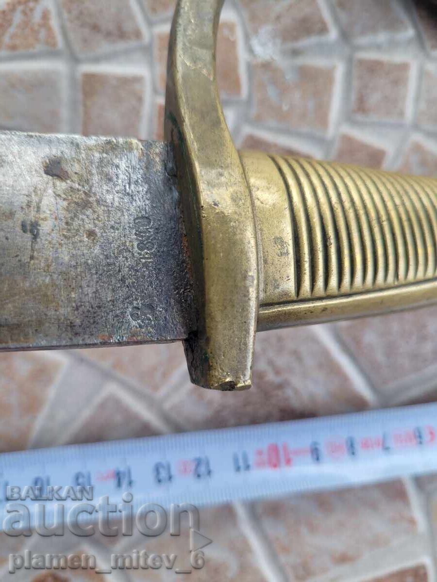 Delivery of Saber, broadsword, knife, sword, briquette