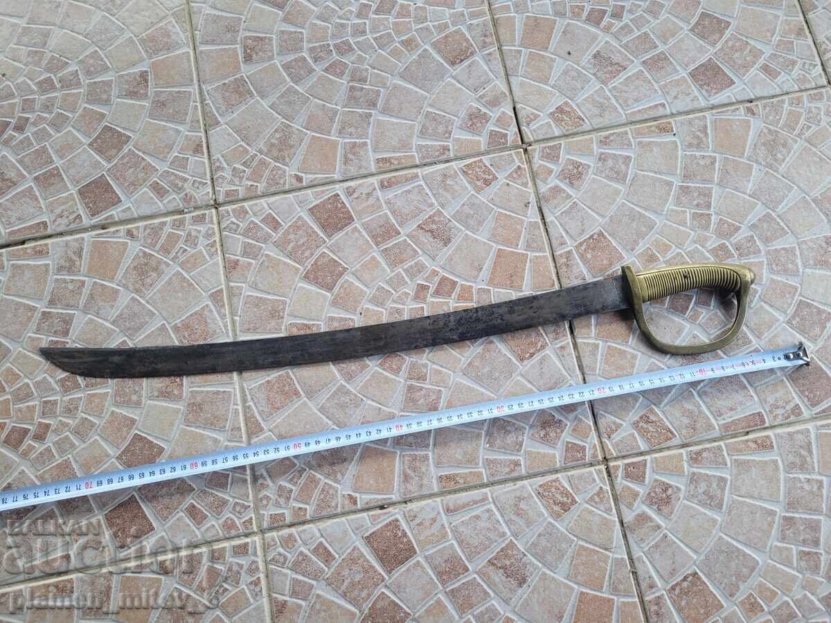 Saber, broadsword, knife, sword, briquette