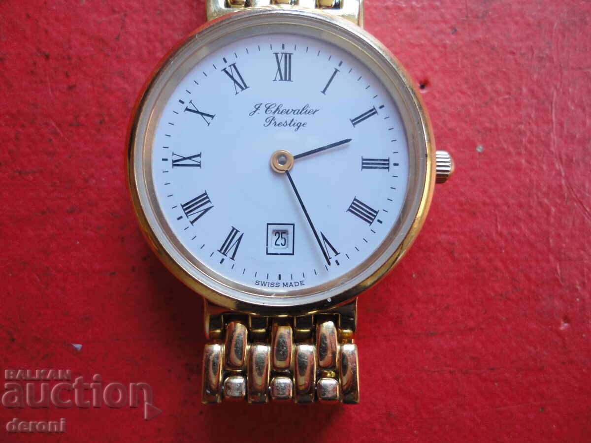 Gold-plated ladies' Swiss watch Chevalier Prestige - 7 Gold-plated ladies' Swiss watch Chevalier Prestige - 7
