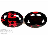 2 pcs NATURAL GARNETS - MOZAMBIQUE - 1.80 carats (113)