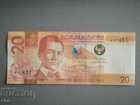 Bancnota - Filipine - 20 pesos UNC | 2022