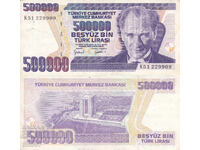 tino37 - TURKEY - 500,000 LIRA - 1970/98 - VF