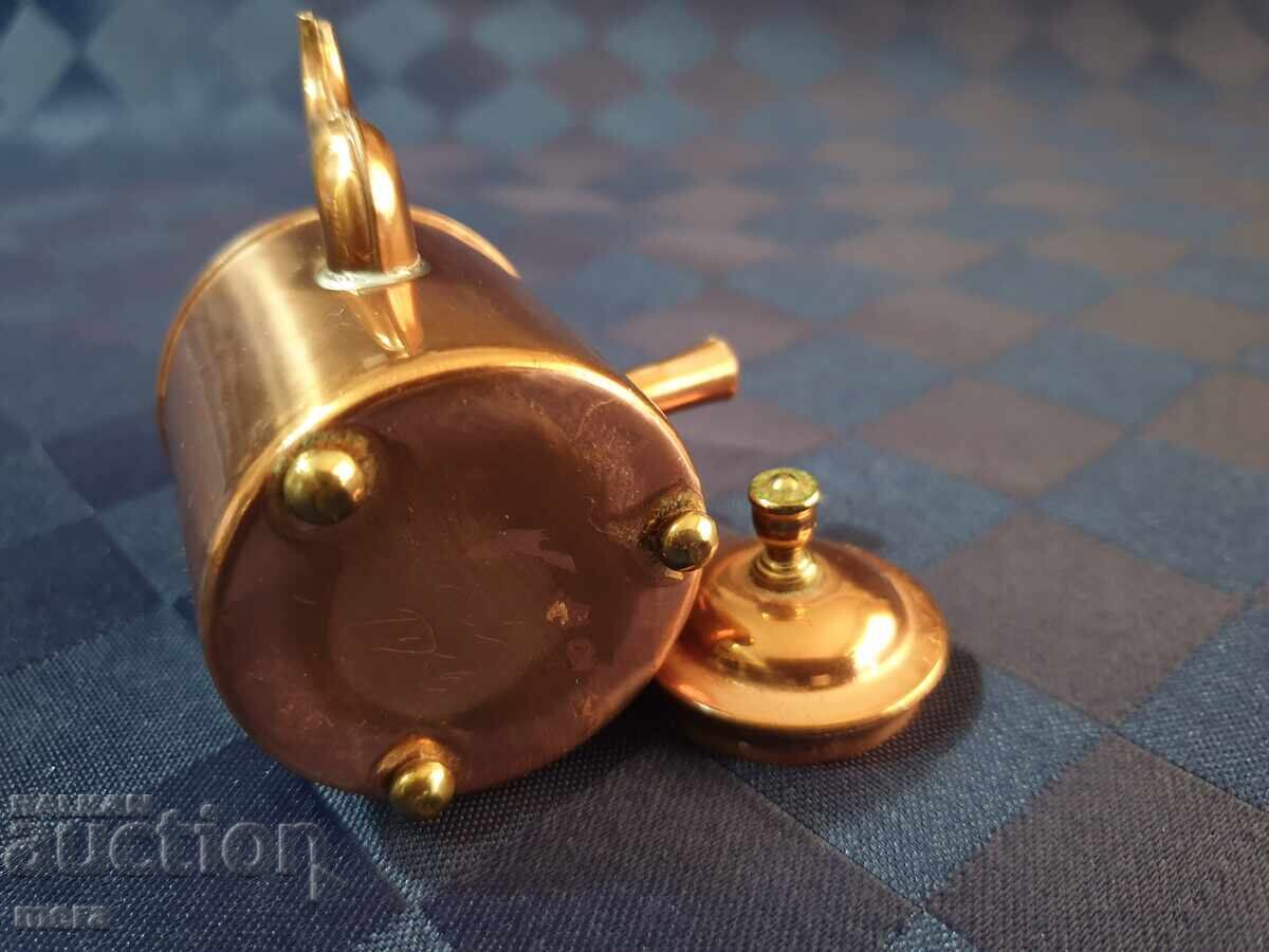 Miniature copper kettle - 5