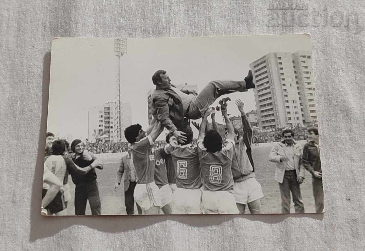 FOTBAL BEROE ST. ZAGORA 12.4 1986 FOTO ANTRENOR CAMPION