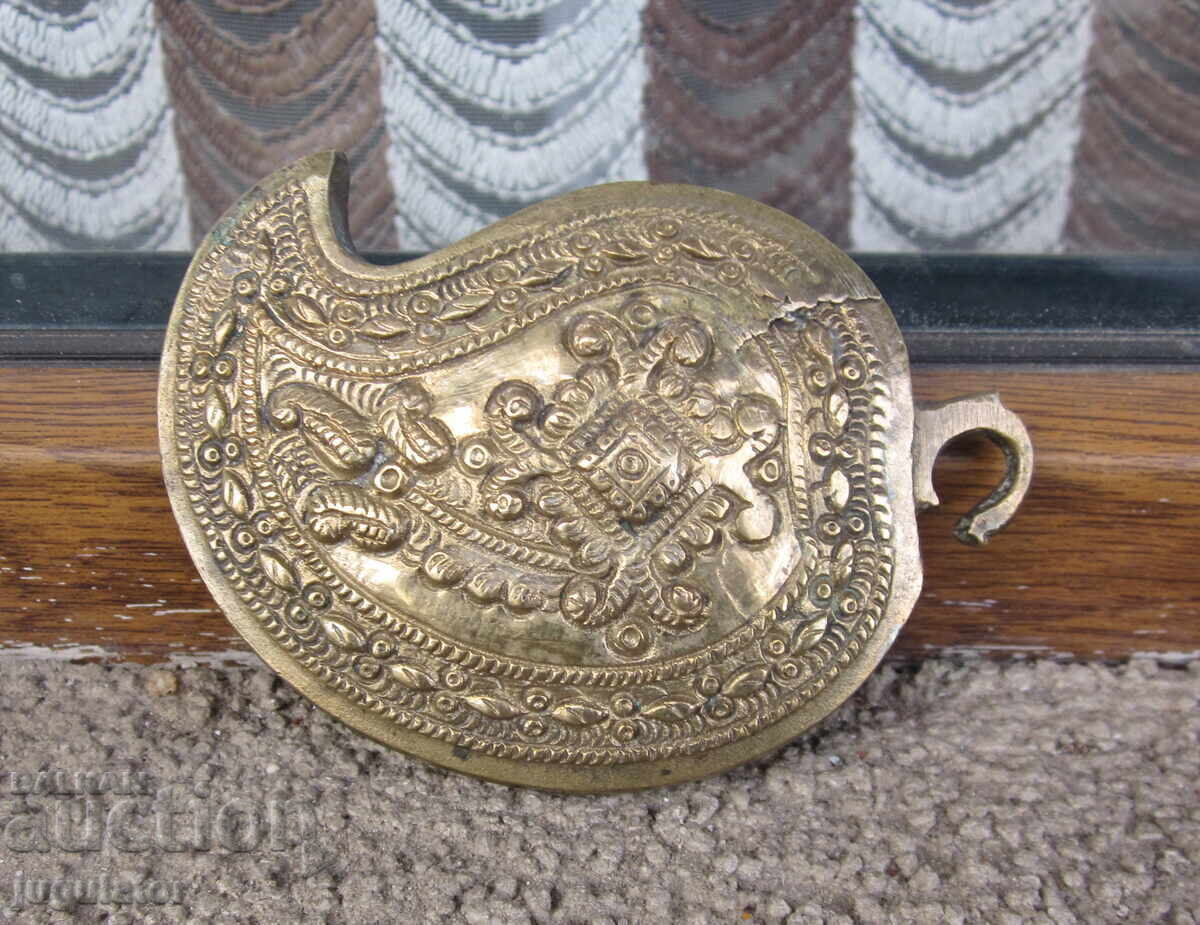 αντίκα Βουλγαρική Αναγέννηση χάλκινο μισό πάφτας