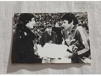 FOOTBALL BEROE 1981 P. PETKOV HR. BELCHEV PHOTO