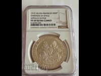 USA 1975 Silver Medal NGC PF 69 ULTRA CAMEO