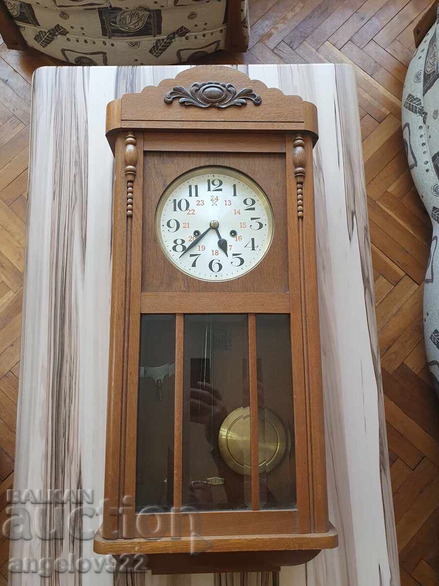 Old German Wall Clock WORKING