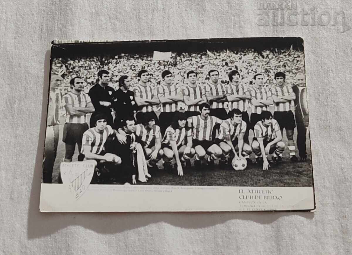 FOOTBALL ATHLETIC/BILBAO SPAIN 1973 PHOTO