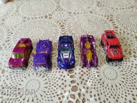 LOT cărucioare metalice HOT WHEELS +1 cutie de chibrituri