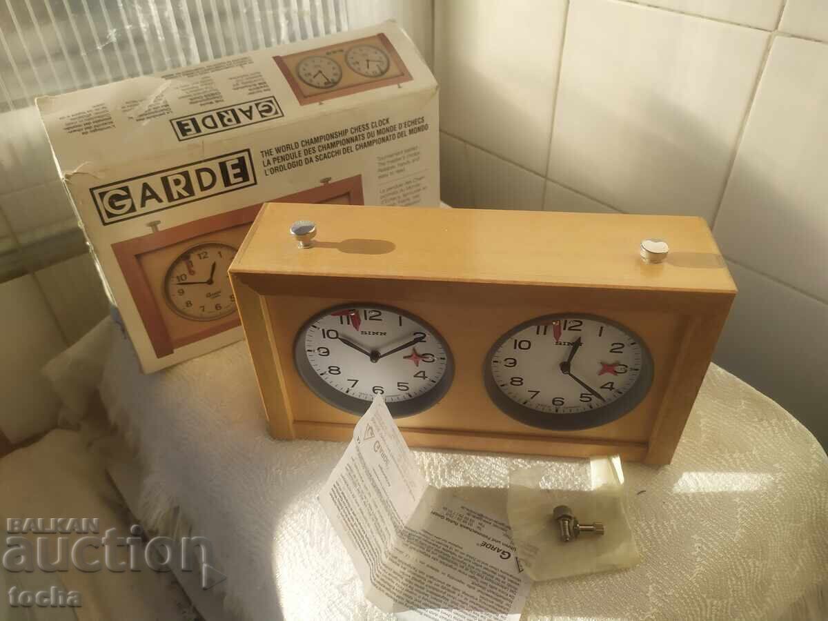 Garde chess clock, new with price 119.80 BGN | € 61.25 Garde chess clock, new with price 119.80 BGN | € 61.25