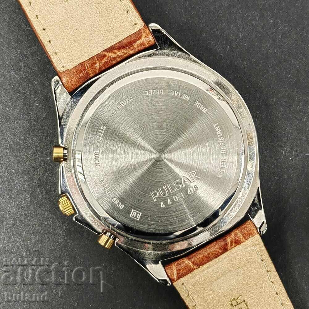 Japanese Men's Watch Pulsar World Time Chronograph Quartz with price 49.99 BGN | € 25.56 Japanese Men's Watch Pulsar World Time Chronograph Quartz with price 49.99 BGN | € 25.56