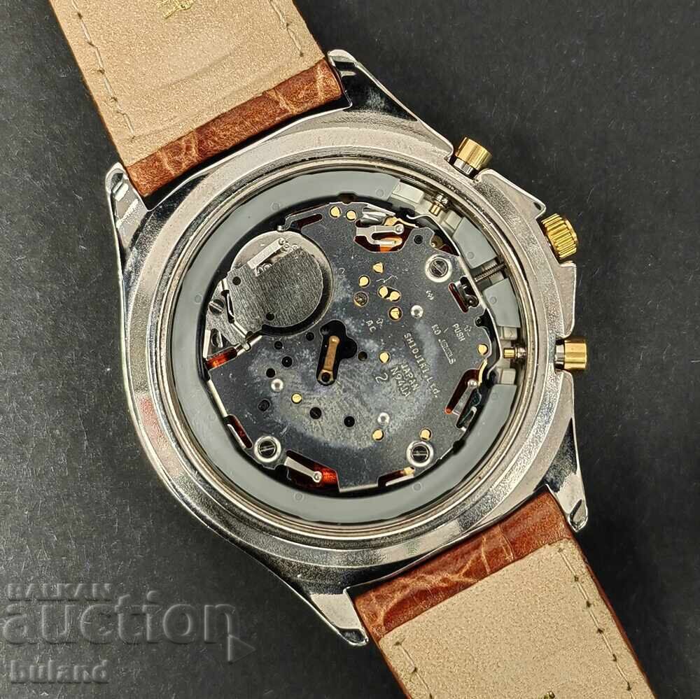 Auction Japanese Men's Watch Pulsar World Time Chronograph Quartz Auction Japanese Men's Watch Pulsar World Time Chronograph Quartz