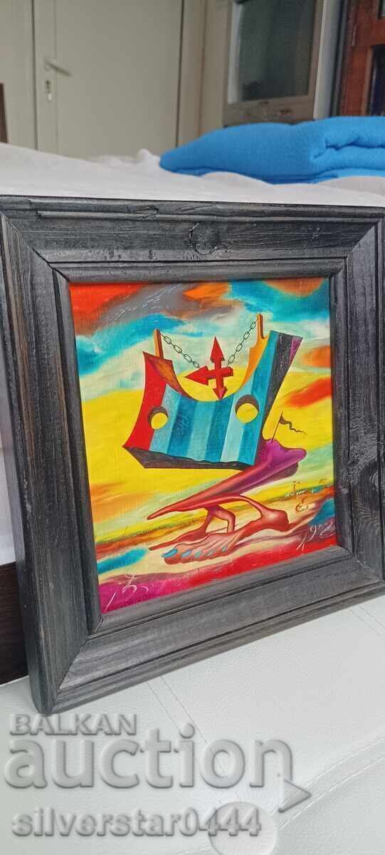 Auction Ivan Petkov-Turkata(1945-2012)-"Untitled"-1982 Auction Ivan Petkov-Turkata(1945-2012)-"Untitled"-1982