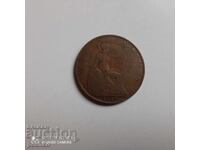 Moneda de 1 pence 1919