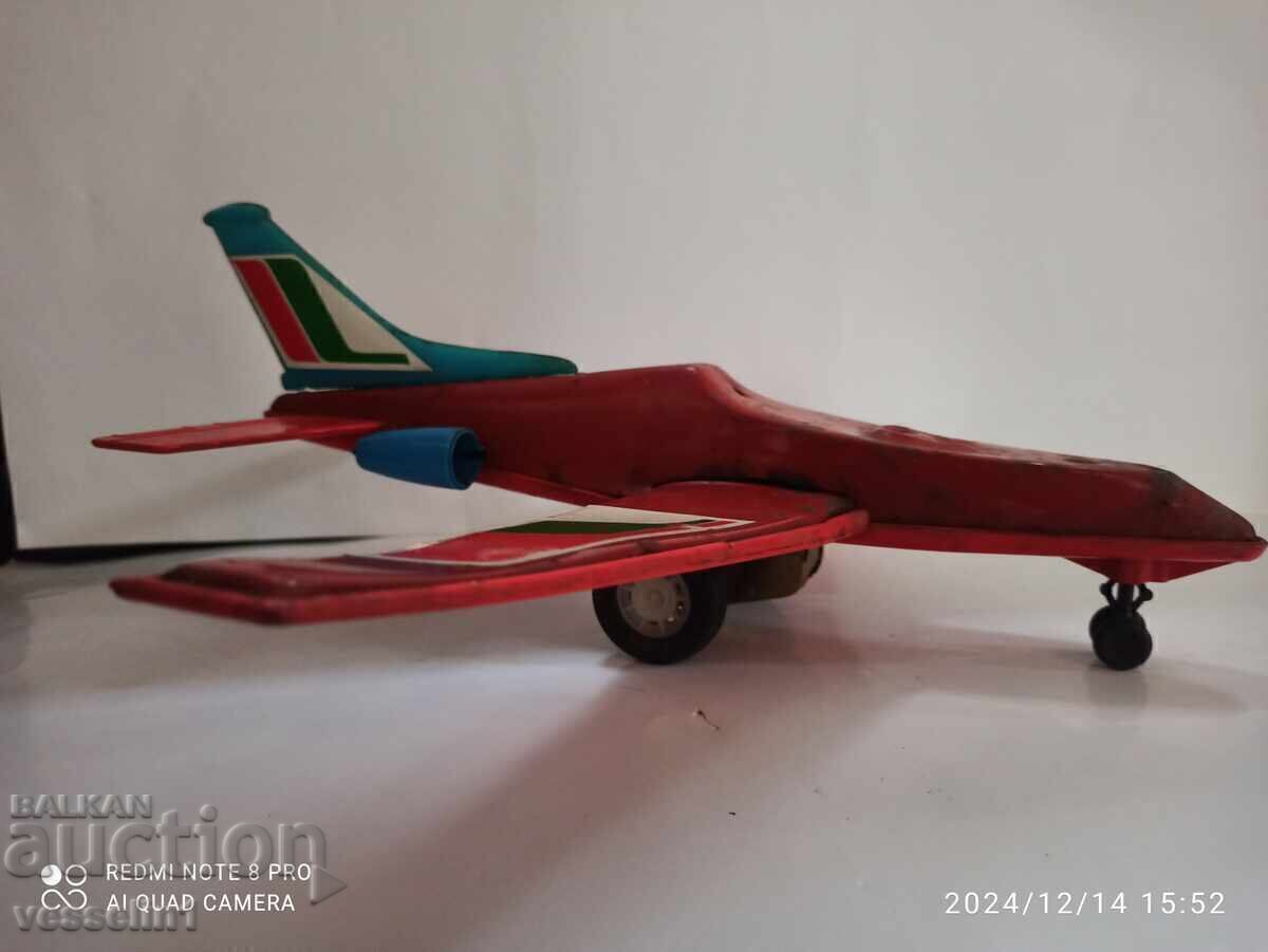 Old Bulgarian metal airplane made in Silistra soc
