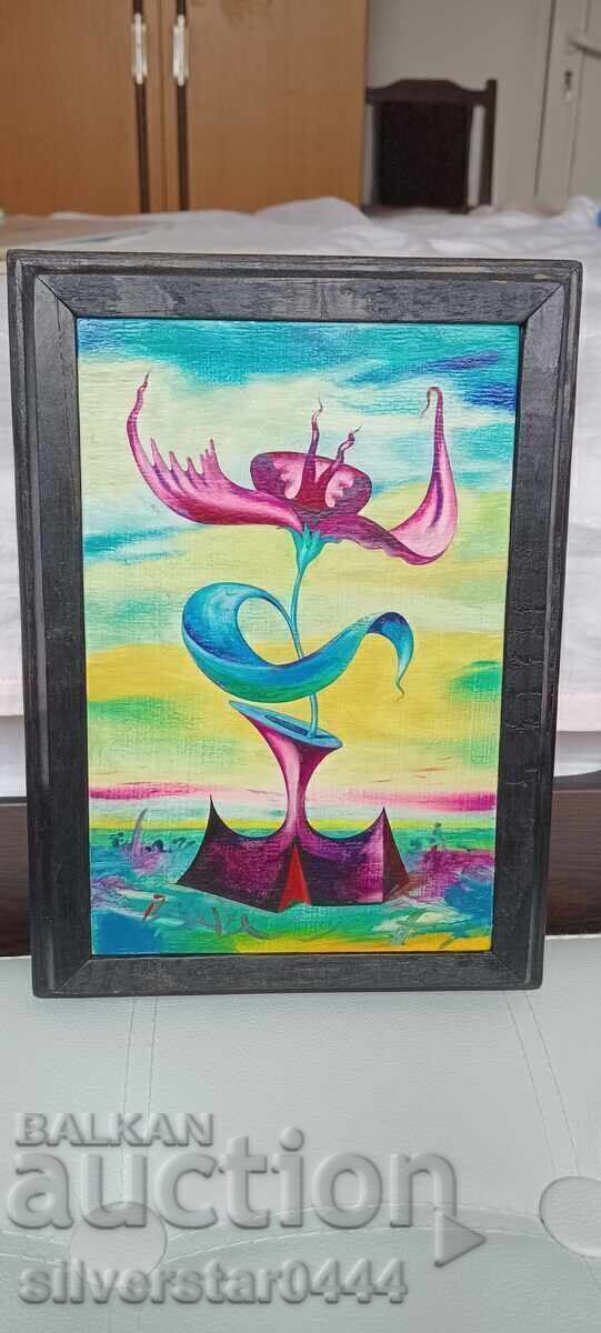 Ivan Petkov-Turkata (1945-2012)-"Flowers"-1998 Ivan Petkov-Turkata (1945-2012)-"Flowers"-1998