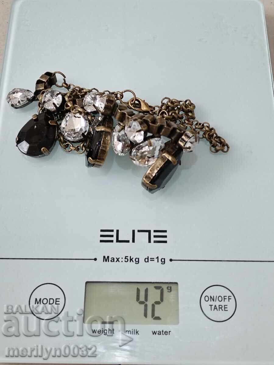 Παλιό κόσμημα μπρούτζινο κολιέ μενταγιόν κολιέ - 6 Παλιό κόσμημα μπρούτζινο κολιέ μενταγιόν κολιέ - 6