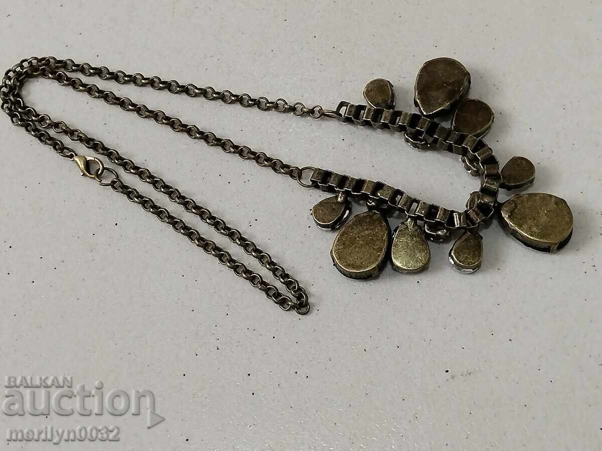 Παλιό κόσμημα μπρούτζινο κολιέ μενταγιόν κολιέ - 7 Παλιό κόσμημα μπρούτζινο κολιέ μενταγιόν κολιέ - 7