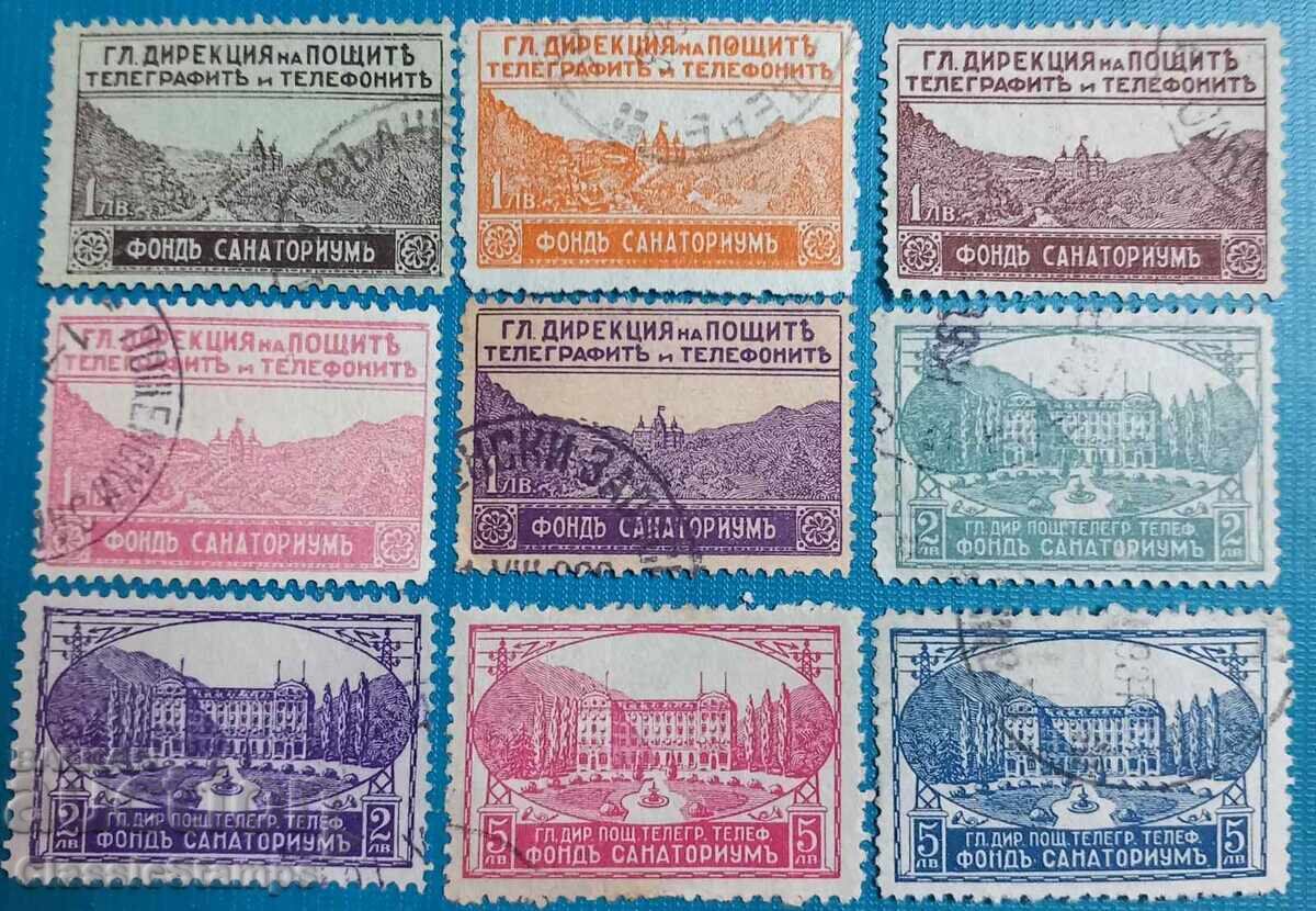 Series with the stamp "Sanatorium"