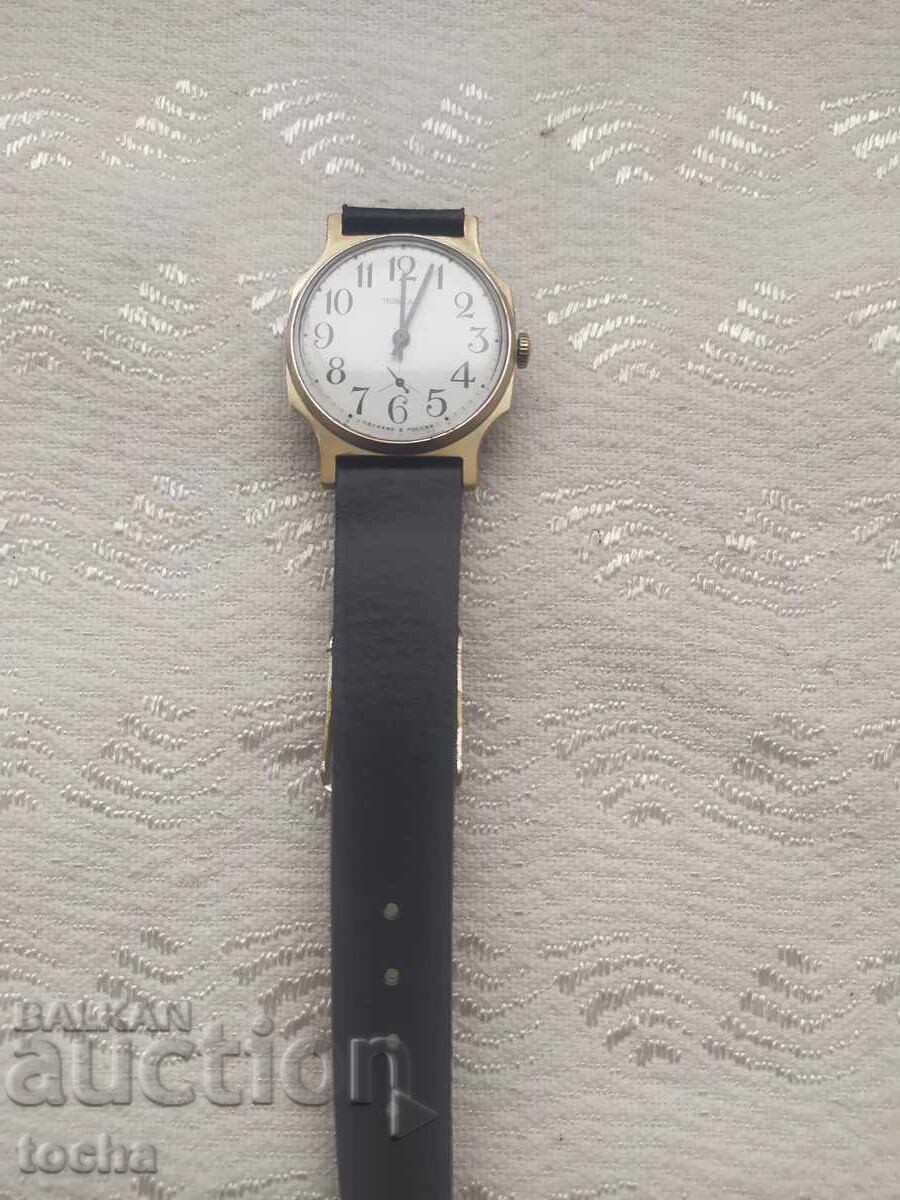 Pobeda, funcționează, carcasă din bronz bine păstrată - 5