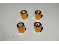 4 pcs. Gold valve caps Mercedes, Mercedres Benz