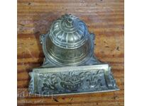 bronze inkwell