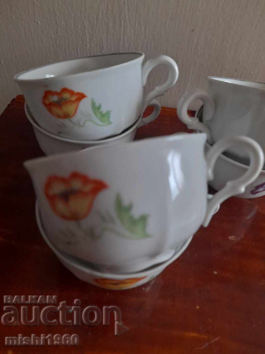 Set of cups with price 10.00 BGN | € 5.11 Set of cups with price 10.00 BGN | € 5.11