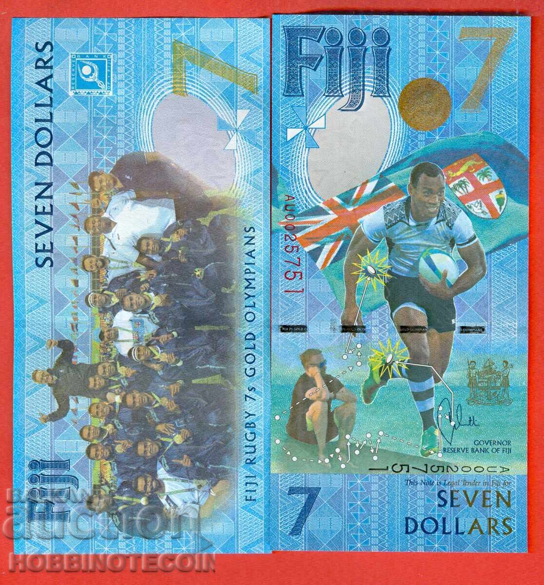 FIJI FIJI 7 $ issue - issue 2017 - NEW UNC FIJI FIJI 7 $ issue - issue 2017 - NEW UNC