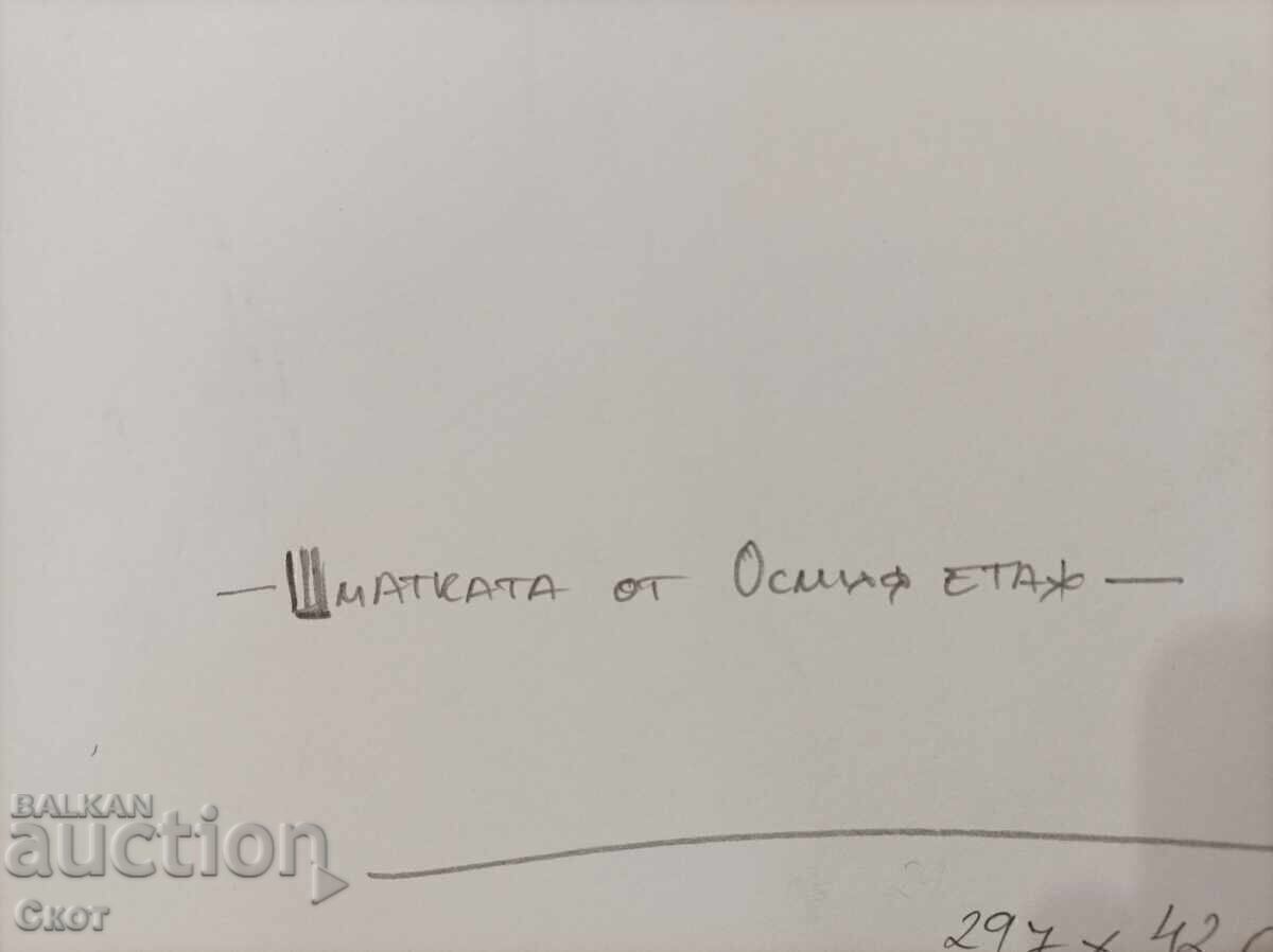 Drawing with ink and colored pencils with price 34.00 BGN | € 17.38 Drawing with ink and colored pencils with price 34.00 BGN | € 17.38