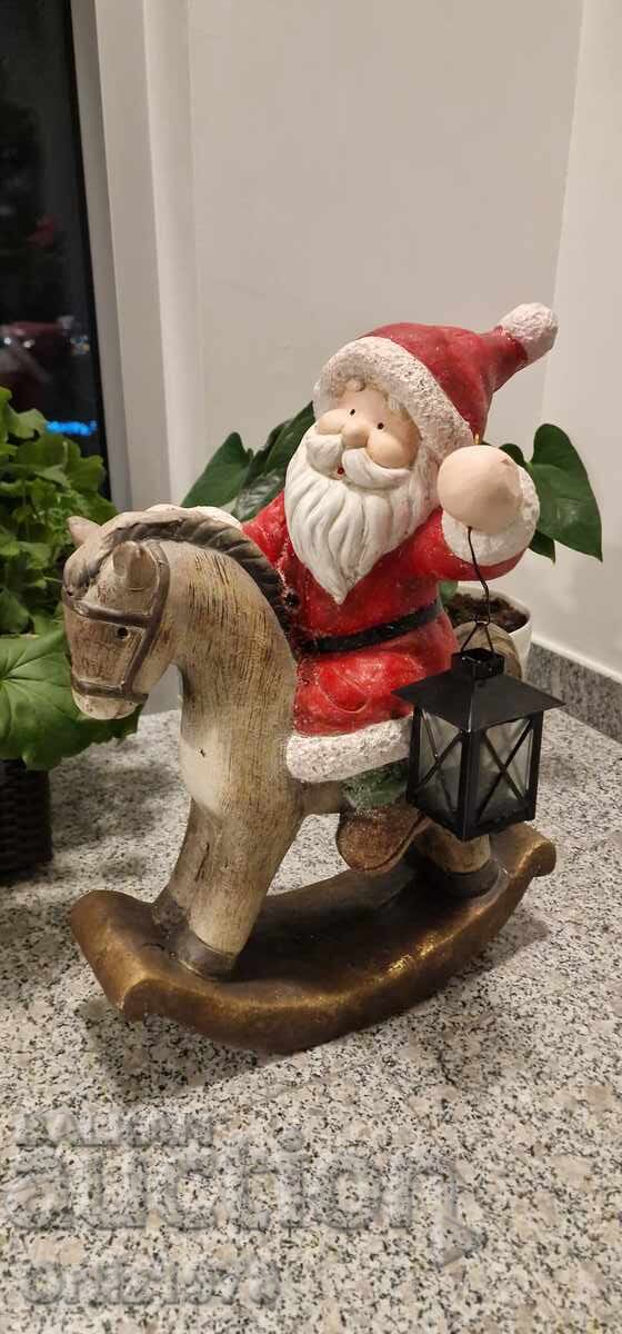 Large Santa Claus – 46cm/ 35cm, 4kg Italy, Clayre & Eef