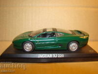 1/43  JAGUAR  XJ 220   МОДЕЛ МЕТАЛНА КОЛИЧКА  ИГРАЧКА