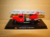 1/50 OPEL BLITZ FIRE TRUCK MODEL TOY