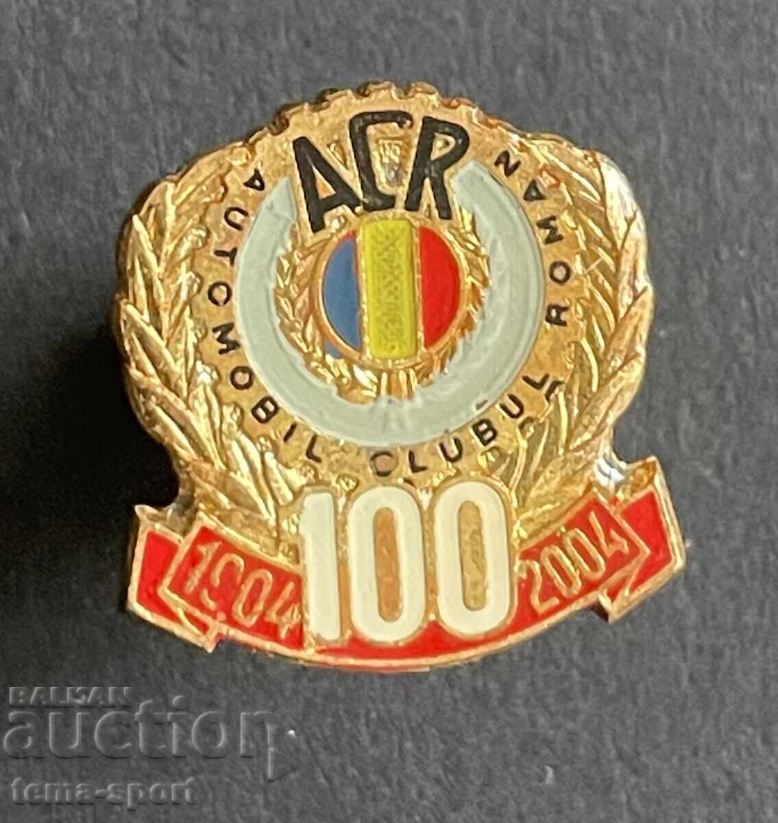 877 Romania sign 100 years Romanian Automobile Union 2004