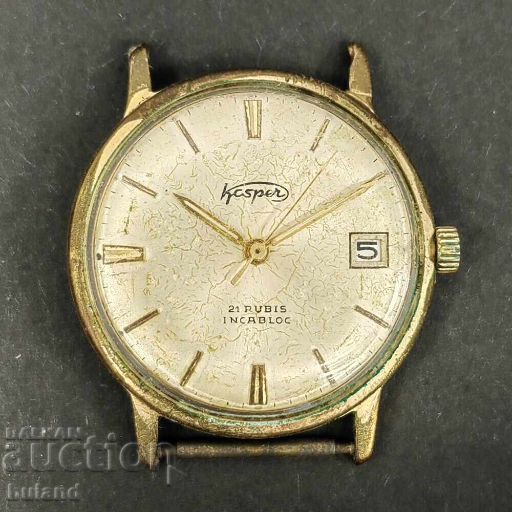 Old Men's German Watch Kasper 21 Rubis Incabloc BZC